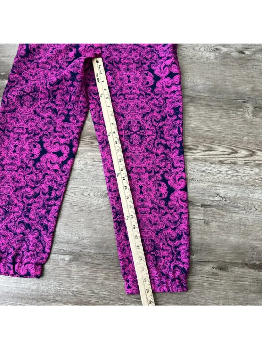 Ann Taylor Paisley Terrace Chiffon Jogger Womens 0 Pink Ankle Cuffed New